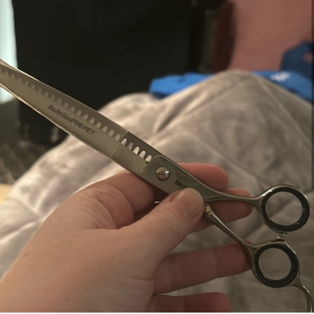 BaByliss Silver Pet Professional Grooming Scissors